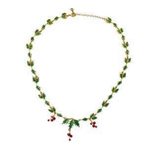 RARE Metropolitan Museum of Art Gold Holly Necklace